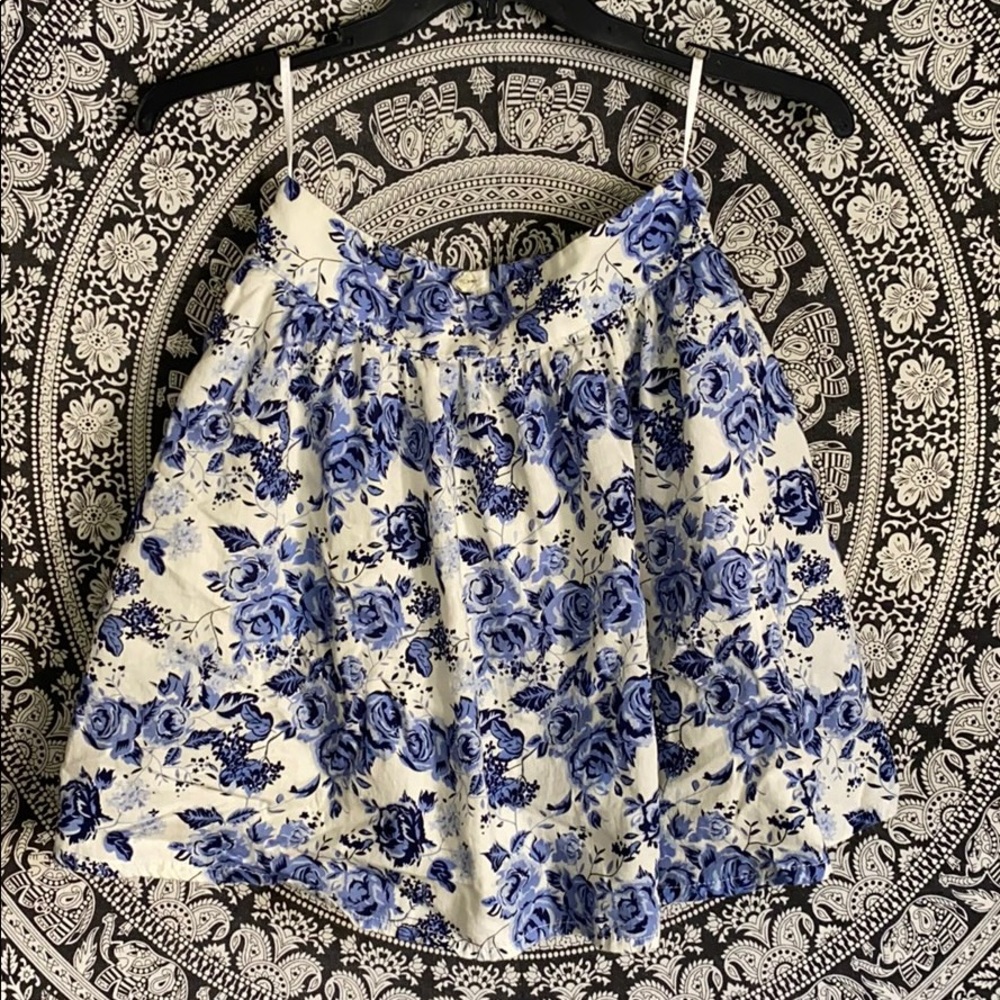 Blue Rose Skirt